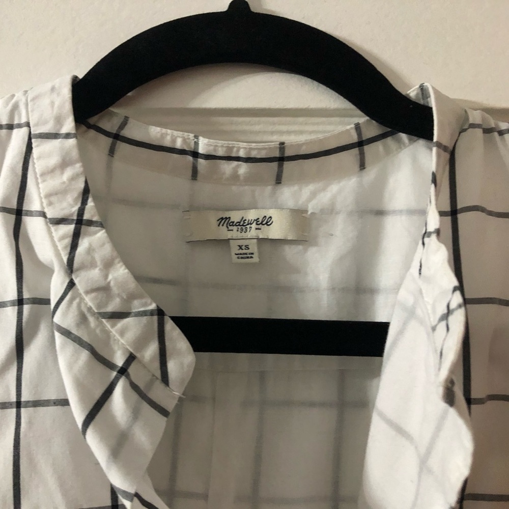 Madewell Checkered Dress